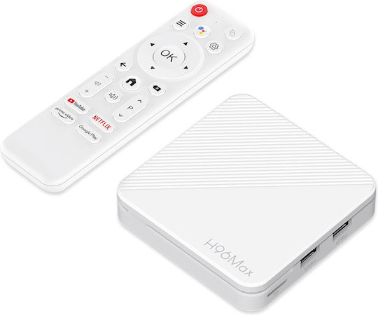 H96 Max ТВ кутия H96 MAX H313 H96MAX-H313 4K UHD с WiFi USB 2.0 2GB RAM и 16GB Памет за съхранение с Операционна система Андроид 14.0 и Google Assistant