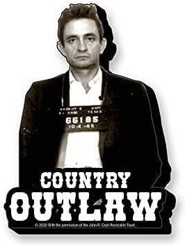 Magnet Funky Chunky Johnny Cash Outlaw