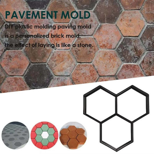 Plastic Mold for Garden Flooring 36x36cm
