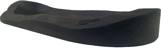 Nakaro Wood Serving Bowl Oval Wooden Black 50x21cm