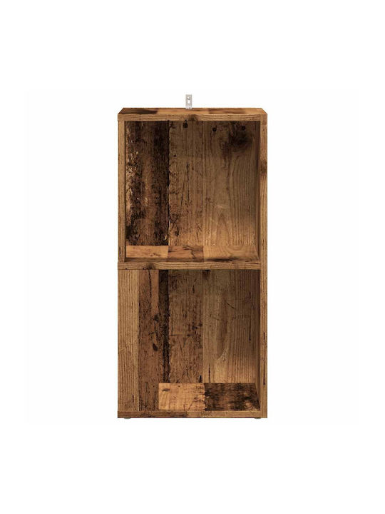 Eckschrank Altholz Holz Ingenieurholz Braun 33 x 33 x 67 cm
