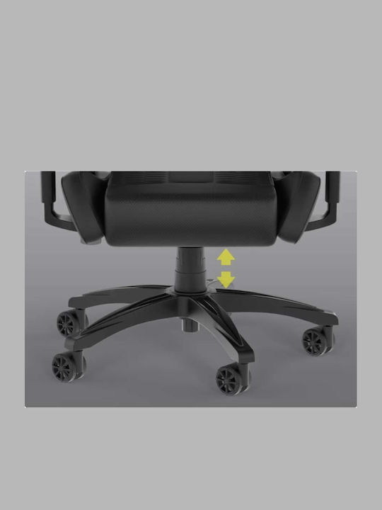 Corsair TC100 Relaxed Artificial Leather Gaming Chair with Adjustable Arms Black