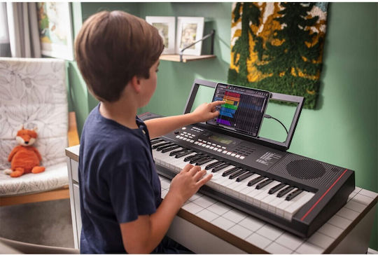 Roland Keybaord EX10 cu 61 Taste cu Suport, Căști și Pupitru Negru