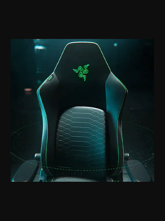 Razer Iskur V2 Artificial Leather Gaming Chair with Adjustable Arms Black