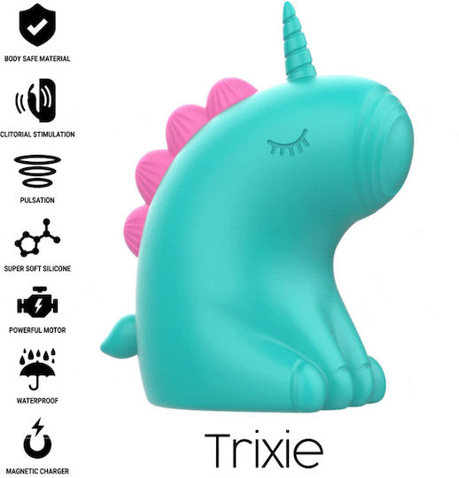Intense Trixie Stimulator Unicorn Κλειτοριδικός Δονητής Πράσινος