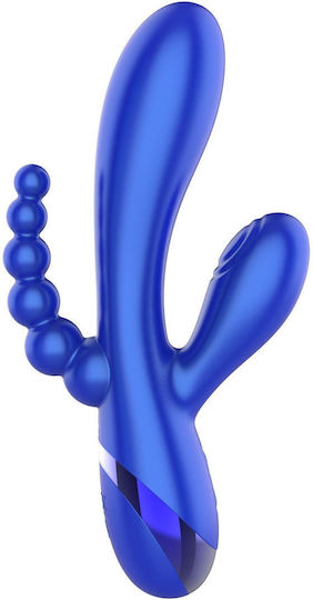 Scala Xocoon Triple Love Clitoral Vibrator 19cm Blue