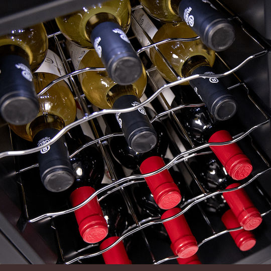 Cecotec GrandSommelier 1550 CoolCrystal Bodega Συντηρητής Κρασιών 15 Φιαλών