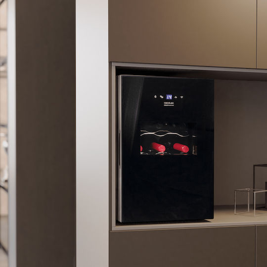 Cecotec GrandSommelier 1550 CoolCrystal Bodega Συντηρητής Κρασιών 15 Φιαλών