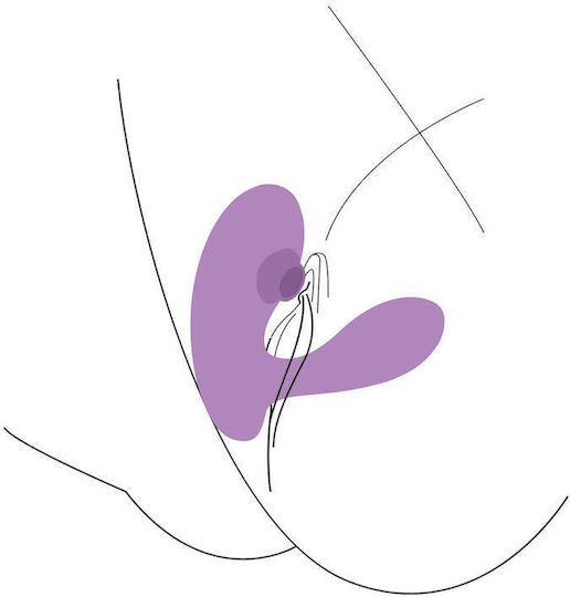 Scala Duovibe Klitoris Vibrator 12cm Lila