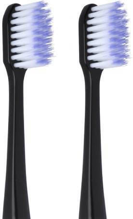 GUM Sonic Daily Electric Toothbrush Replacement Heads Black 1pcs