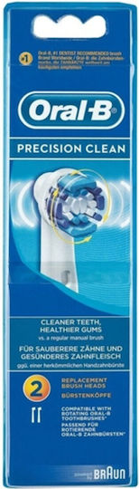 Oral-B Precision Clean Electric Toothbrush Replacement Heads 848158 2pcs