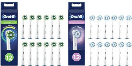 Oral-B CrossAction CleanMaximizer Replacement Heads for 395324 12pcs