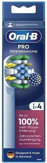 Oral-B Floss Action CleanMaximiser Replacement Heads for 860885 4pcs