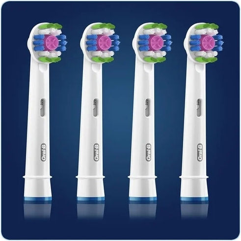 Capete de schimb pentru periuță electrică Oral-B Pro 3D White, pachet de 4 bucăți