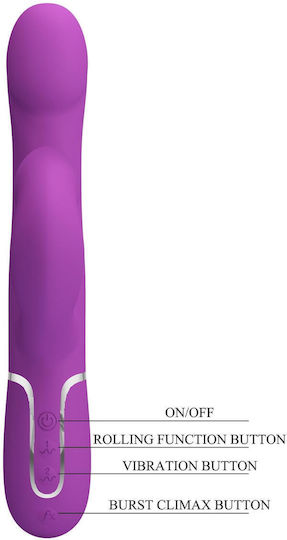 Pretty Love Falin Purple Doppelter Vibrator Lila