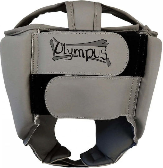 Olympus Sport Adult Open Face Boxing Headgear Gray