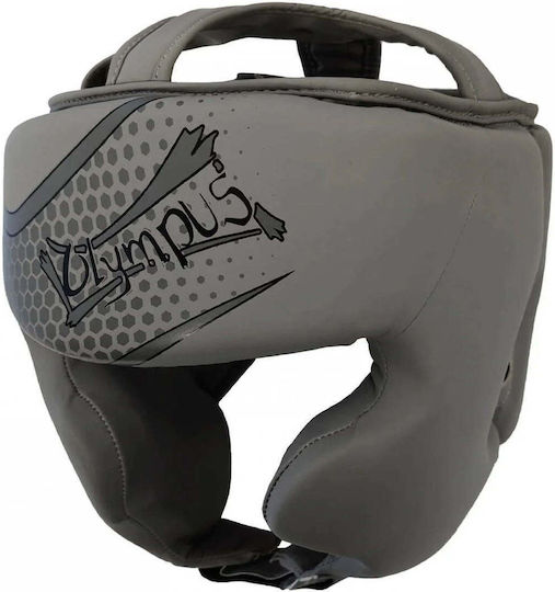 Olympus Sport Adult Open Face Boxing Headgear Gray
