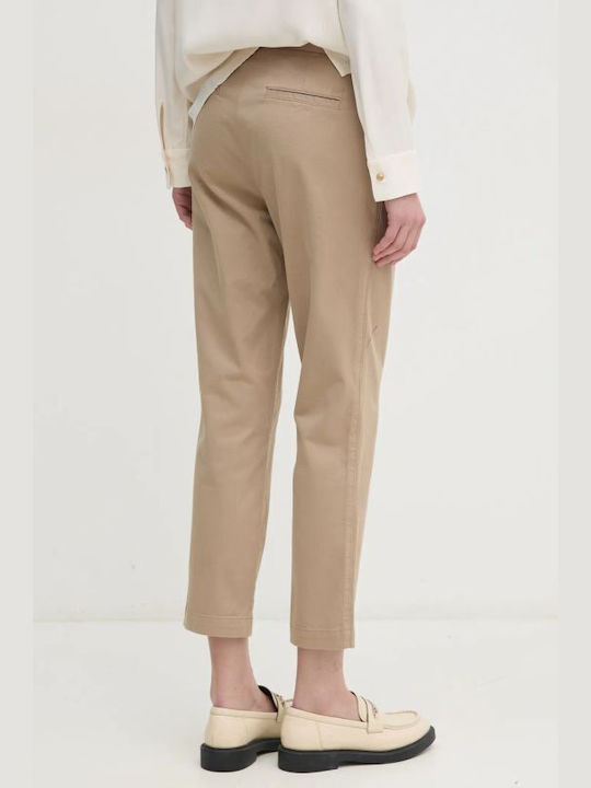 Tommy Hilfiger Women's Chino Trousers in Slim Fit Beige