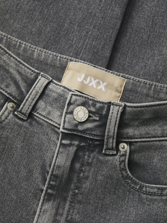 Vienna High Waist Women's Jean Trousers in Skinny Fit Gray