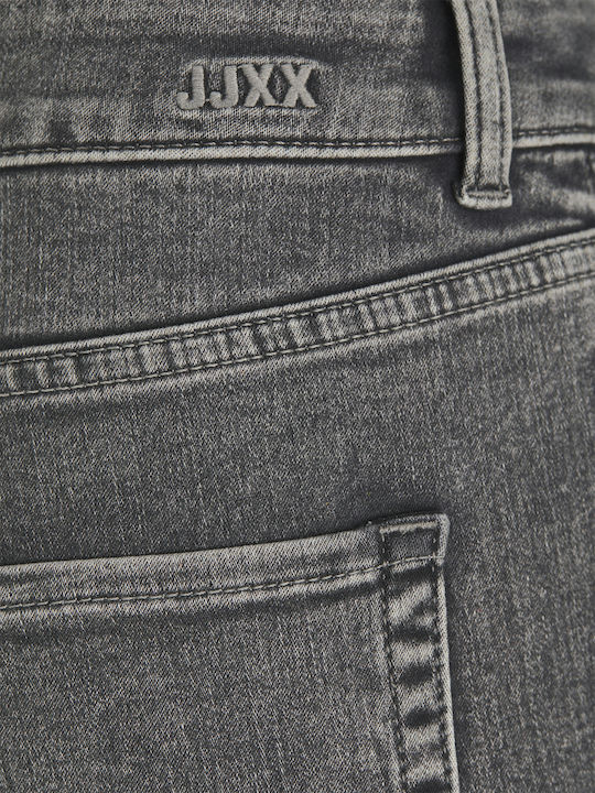 Vienna High Waist Women's Jean Trousers in Skinny Fit Gray