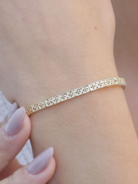 Bracelet Handcuffs made of Gold 14K