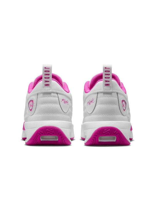 Max Aura Kids Sports Shoes Basketball with Laces White