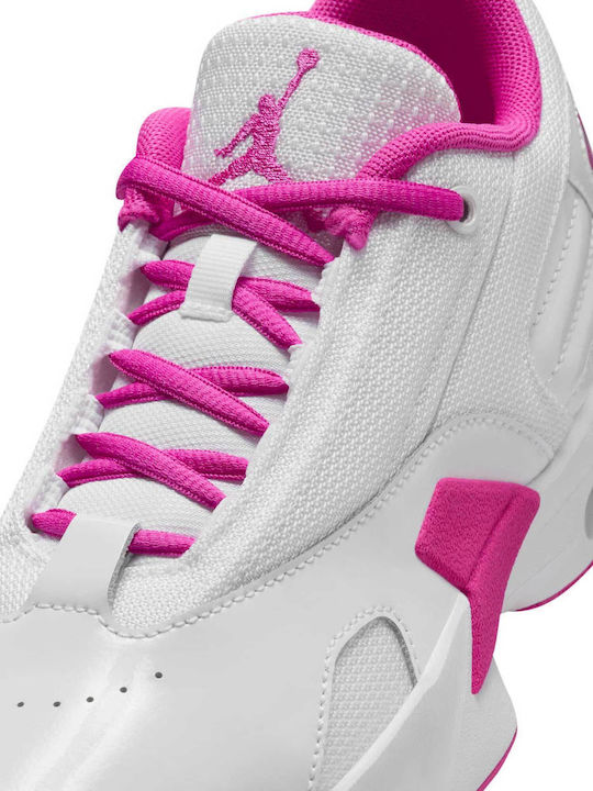 Max Aura Kids Sports Shoes Basketball with Laces White