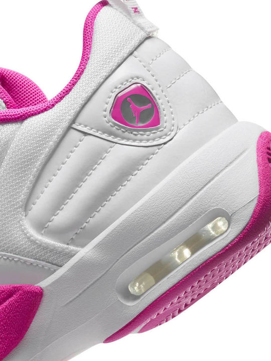 Max Aura Kids Sports Shoes Basketball with Laces White