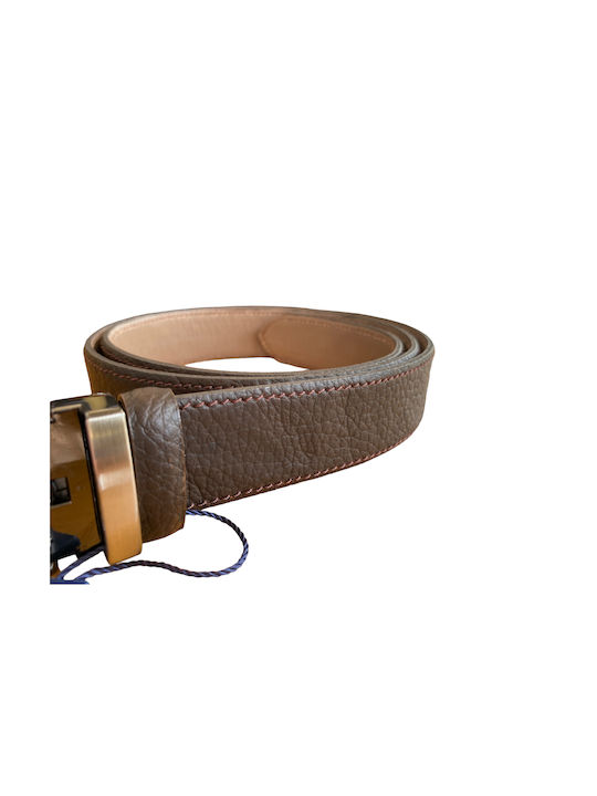 Big Ship Men's Leather Belt Brown