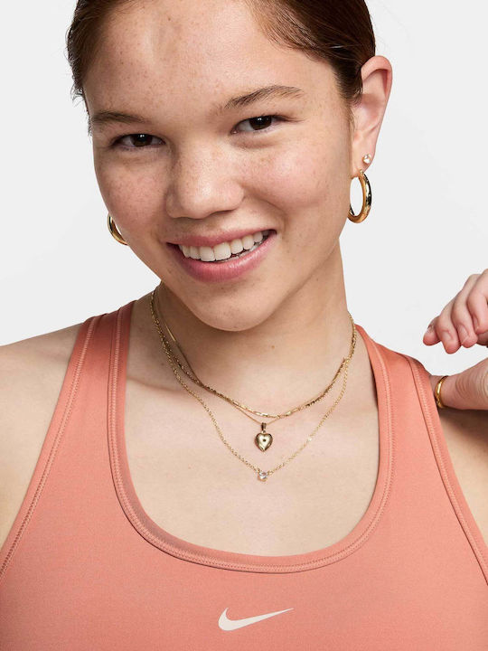 Dri-Fit Swoosh Sutien Sport Atletic Roșu