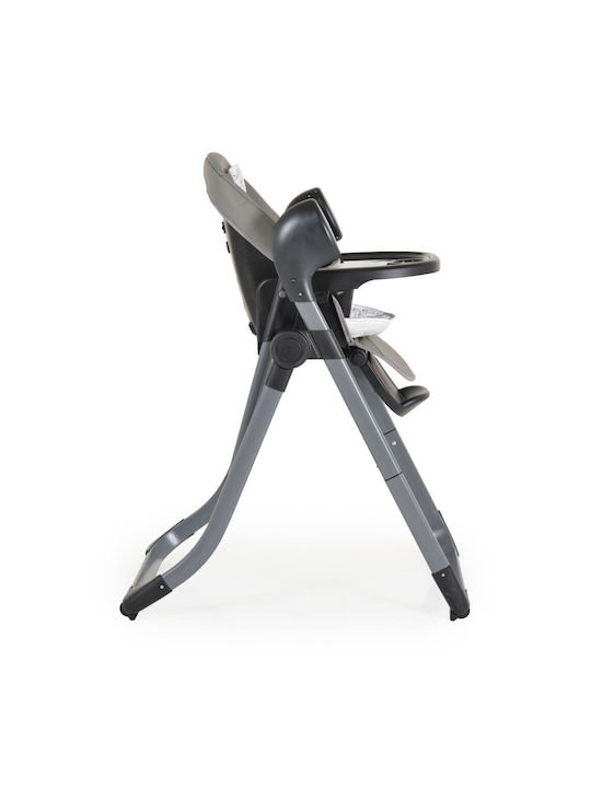 Cangaroo Nirvana Foldable Highchair 2 in 1 with Adjustable Height Nirvana Grey