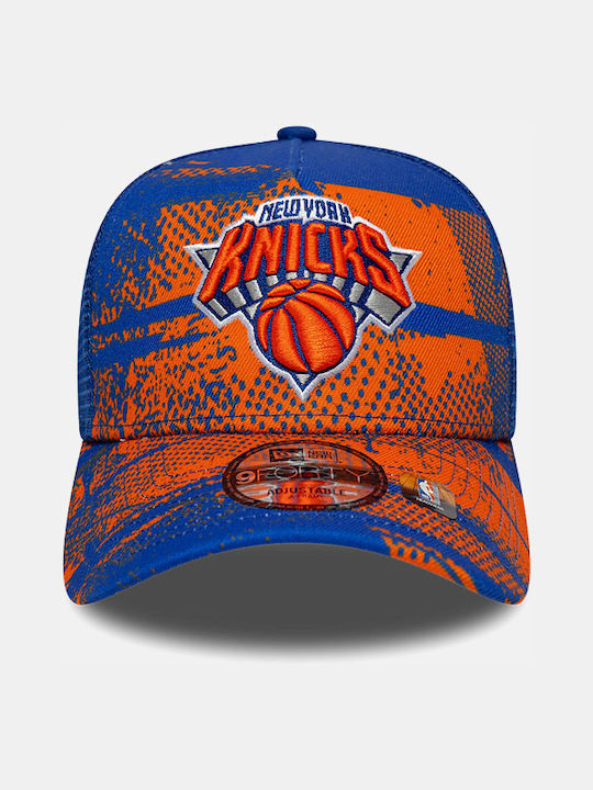 New Era Nba24 Tip Off 940af New York Knicks Jockey Orange