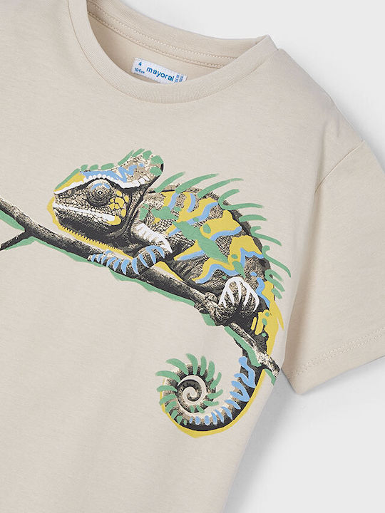 Παιδικό T-shirt Μπεζ Chameleon
