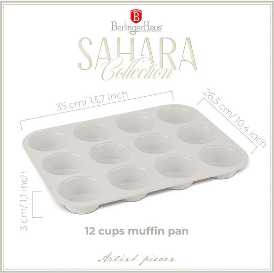 Berlinger Haus Cupcakes & Muffins 12 Cups Baking Pan 35x26.5x3cm