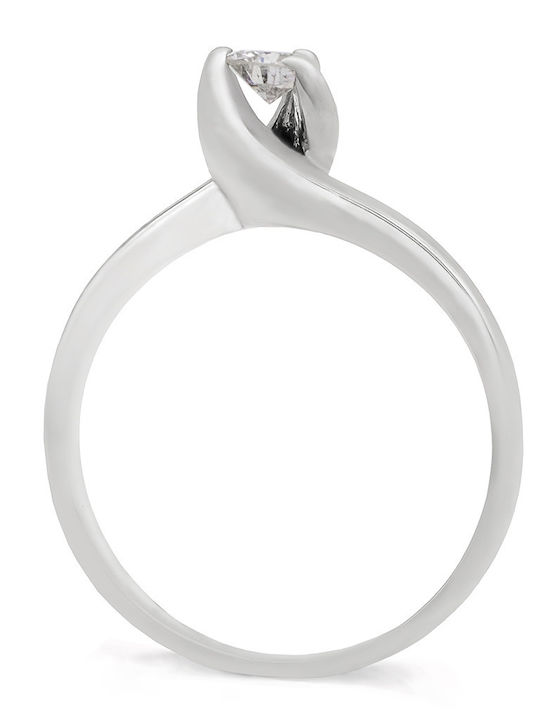 Savvas Design Einzelstein aus Weißgold 18K