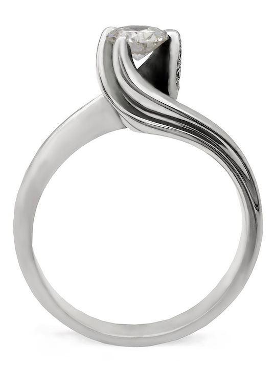 Savvas Design Einzelstein aus Weißgold 18K