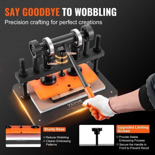 Vevor Leather Cutting Machine Manual Cutting & Embossing Machine Sdslpgyhj26xk2hm6v0