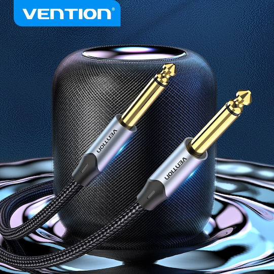 Vention Cable 6.3mm male - 6.3mm male 0.5m Γκρι BASHD