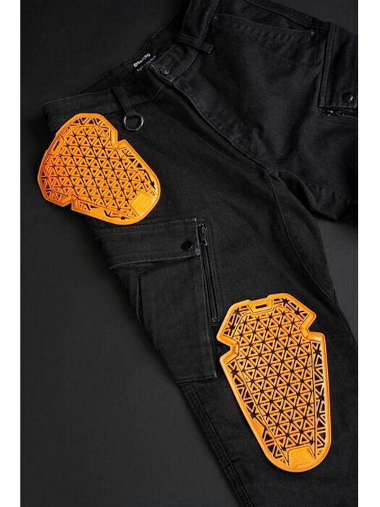 Pando Moto Bărbați Pantaloni Motocicletă Cordura 4 Anotimpuri Negru