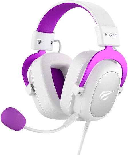 Havit H2002D Over Ear Gaming Headset with Connection 3.5mm Purple