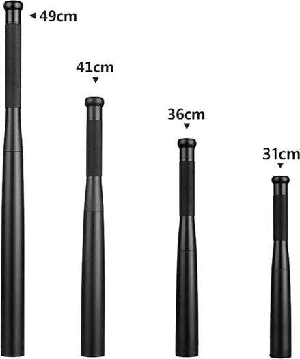 Baston de Baseball Lanternă LED 31 Cm Autoapărare