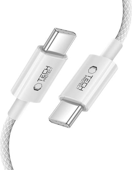 Tech-Protect Ultraboost USB 2.0 Cable USB-C male - USB-C 60W Gray 1m