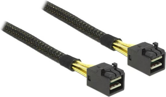 DeLock Mini SAS - Mini SAS Cable 1m Μαύρο (DLK-83387)