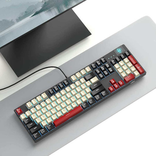 MageGee MK-ARMOR Gaming Mechanische Tastatur mit Benutzerdefiniert Blau Schaltern und Beleuchtete Tasten (Englisch US)