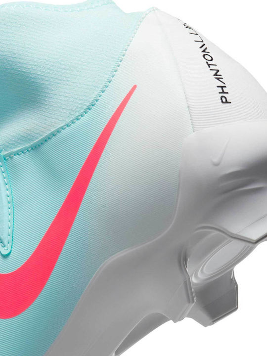 Nike Phantom Luna II Academy Football Shoes with Cleats Turquoise
