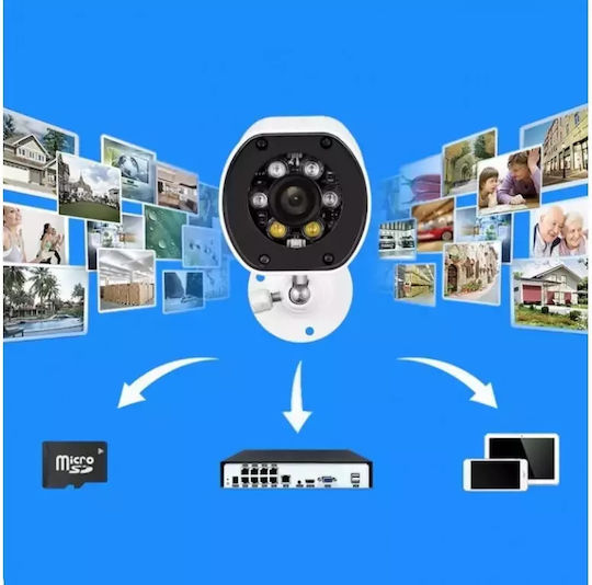 Sricam SH034B-POE IP Cameră de Supraveghere Full HD+ 5MP Rezistentă la apă cu Comunicare Bidirecțională și Lentilă 4mm