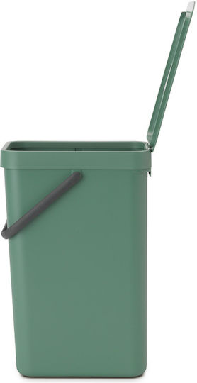 Brabantia Plastic Waste Bin 16lt Green