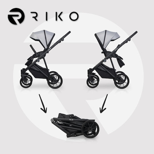 Riko Velar Adjustable 3 in 1 Baby Stroller Sage 03 9.2kg