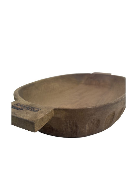 Nakaro Wood Сервизна Плато Дърво Кафяв 45x25бр 1бр
