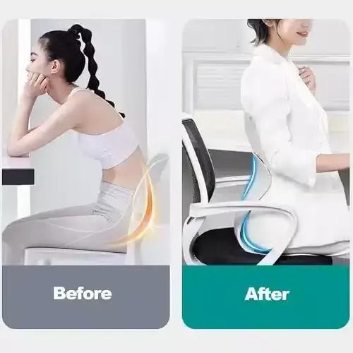 Ergonomic Posture Correction Seat with Lumbar Support